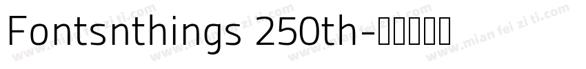 Fontsnthings 250th字体转换